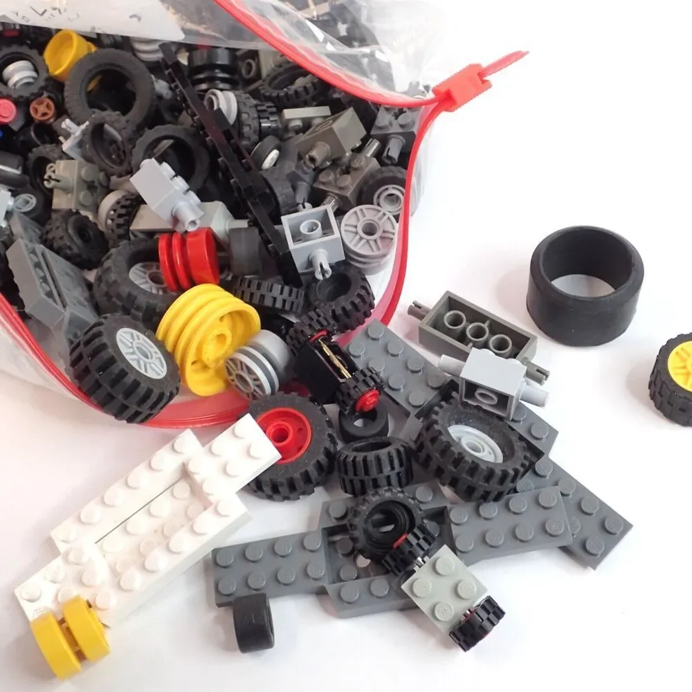 Lego Bulk Lot Wheels 1 lb. 10 oz Lot Tires Car Base Axle Cars Trucks More